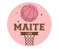 Kit Imprimible Basket Basquet Basketball Rosa Candy Bar