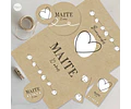 Kit Imprimible Textura Papel Kraft Candy Bar Tukit