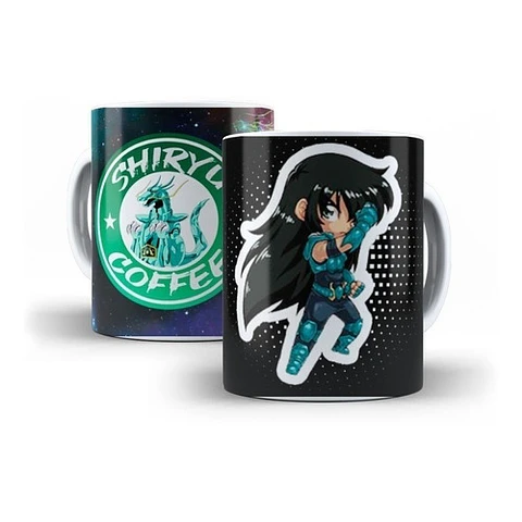 Diseños Plantillas Tazas Caballeros Del Zodiaco Sublimación