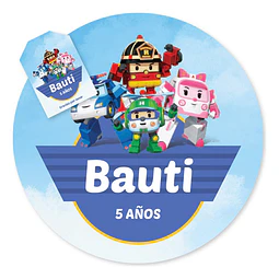 Kit Imprimible Robo Car Robocar Poli