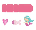 Kit Imprimible Letras 3d Editables Tiernas Sirenitas