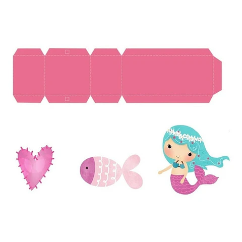 Kit Imprimible Letras 3d Editables Tiernas Sirenitas