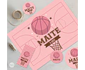 Kit Imprimible Basket Basquet Basketball Rosa Candy Bar
