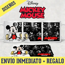 Diseños Plantillas Tazas Mickey Mouse Disney Sublimación M1