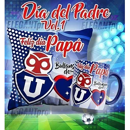 40 Plantillas Sublimación Padre Tazas Cojines Futbol Chile