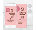 Kit Imprimible Basket Basquet Basketball Rosa Candy Bar