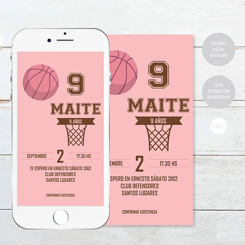 Kit Imprimible Basket Basquet Basketball Rosa Candy Bar