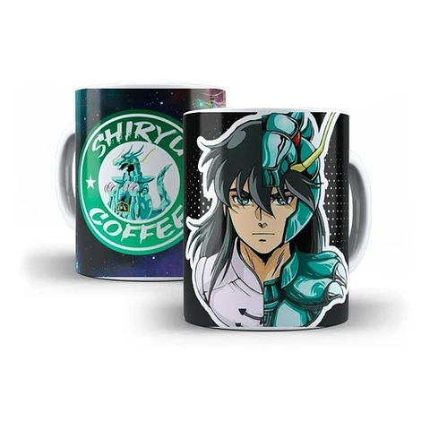 Diseños Plantillas Tazas Caballeros Del Zodiaco Sublimación