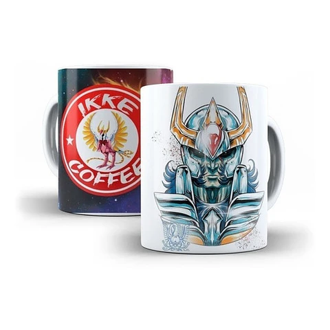 Diseños Plantillas Tazas Caballeros Del Zodiaco Sublimación