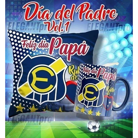 40 Plantillas Sublimación Padre Tazas Cojines Futbol Chile