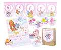 Kit Imprimible Ositos Cariñosos Nena 100% Editable Candy Bar