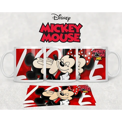 Diseños Plantillas Tazas Mickey Mouse Disney Sublimación M1