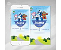 Kit Imprimible Robo Car Robocar Poli