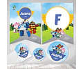 Kit Imprimible Robo Car Robocar Poli
