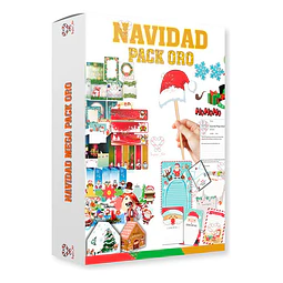 Kit Imprimible Navidad Mega Pack Diamante