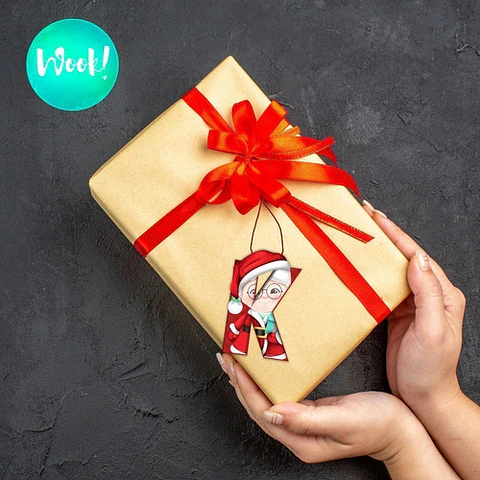 Kit Imprimible Mini Letras 3d Editables Navidad