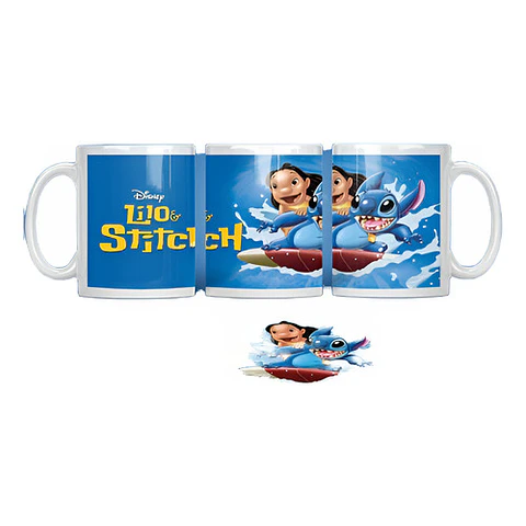 Kit Diseños Plantillas Tazas Stitch Ohana Sublimación M1