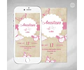 Kit Imprimible Mariposas Vintage Candy Bar Tukit