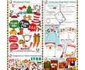 Kit Imprimible Navidad Mega Pack Diamante