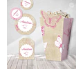 Kit Imprimible Mariposas Vintage Candy Bar Tukit