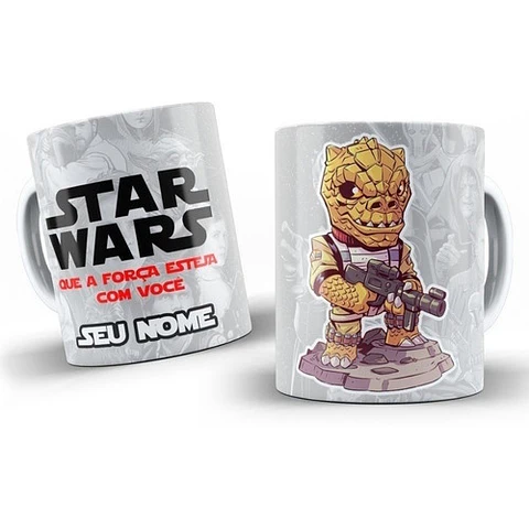 Kit Diseños Plantillas Tazas Star Wars Sublimación M3