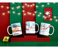 Plantillas Diseños Para Tazas Navidad Sublimación M53