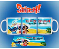 Kit Diseños Plantillas Tazas Stitch Ohana Sublimación M1