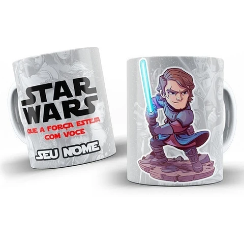 Kit Diseños Plantillas Tazas Star Wars Sublimación M3