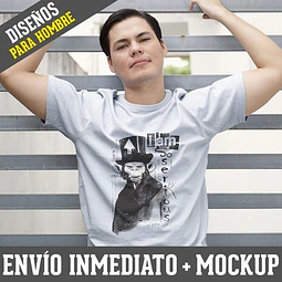 Diseños Plantillas Para Remeras Hombre Sublimación M6