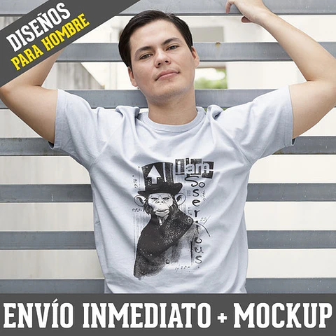 Diseños Plantillas Para Remeras Hombre Sublimación M6