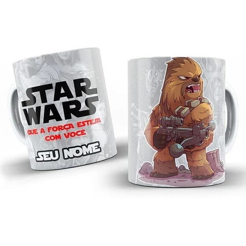 Kit Diseños Plantillas Tazas Star Wars Sublimación M3