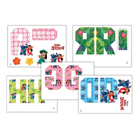 Kit Imprimible Letras + Números 3d Editables Stitch