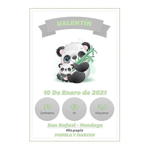 Plantilla Editable En Powerpoint De Nacimiento X 12!!