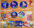 Kit Imprimible Sonic Cumpleaños Candy Bar Fiesta Cotillon..