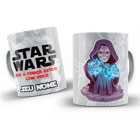Kit Diseños Plantillas Tazas Star Wars Sublimación M3