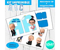 Kit Imprimible Letras 3d Un Jefe En Pañales
