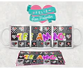 Diseños Plantillas Tazas San Valentin Amor Sublimación M2 