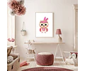Kit X 6 Láminas Animales Nórdicos Fucsia Imprimibles