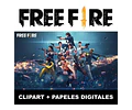 Kit Free Fire Clipart Png Y Papeles Digitales