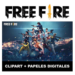 Kit Free Fire Clipart Png Y Papeles Digitales