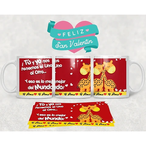Diseños Plantillas Tazas San Valentin Amor Sublimación M2 