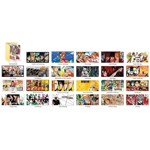 23 Plantillas Sublimación Tazas - Anime