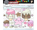 Pack Imágenes Hd Clipart Tiernos Helados Heladitos Caperuza
