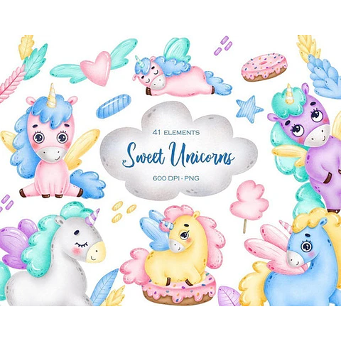 Cliparts Imagenes Png Unicornios Is38