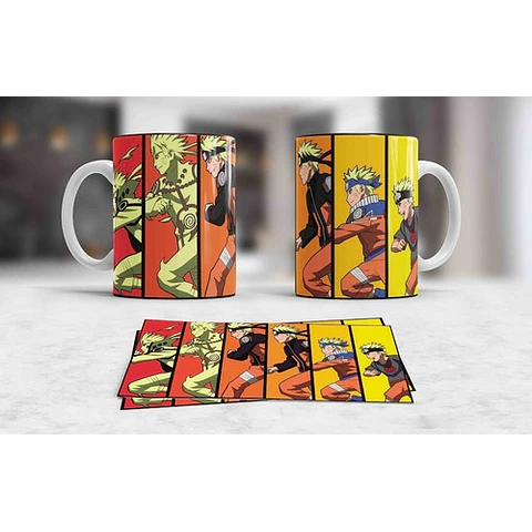 23 Plantillas Sublimación Tazas - Anime