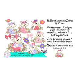 Cliparts Imagenes Png Girl Foxes Zorras Zorritas