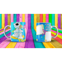 Plantillas Sublimación Tazas - Día Del Amigo #3 / Psd