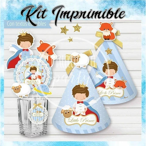 Kit Imprimible Candy Bar El Principito El Más Completo