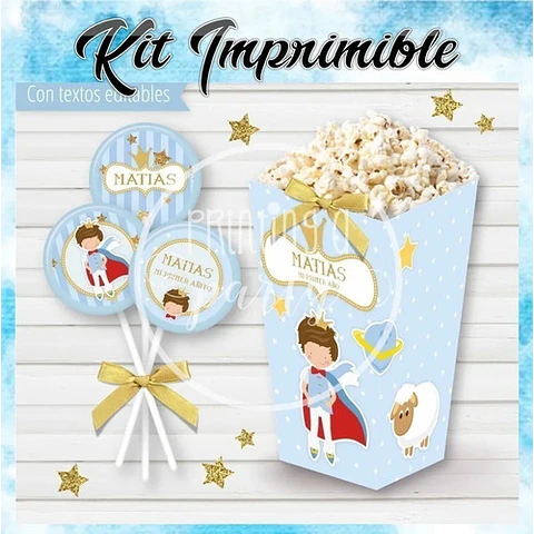 Kit Imprimible Candy Bar El Principito El Más Completo