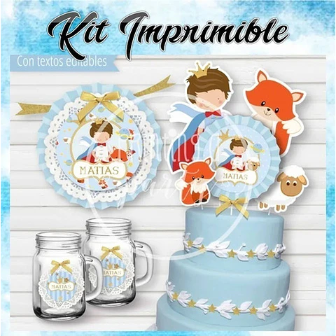 Kit Imprimible Candy Bar El Principito El Más Completo